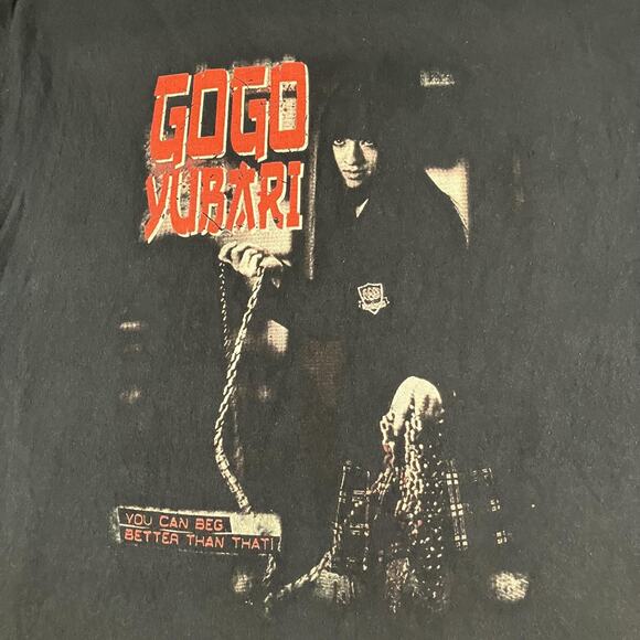 Kill Bill Gogo Yubari Shirt Mens XL Black Sleeveless Movie Graphic Tee Cult Film - Picture 2 of 14